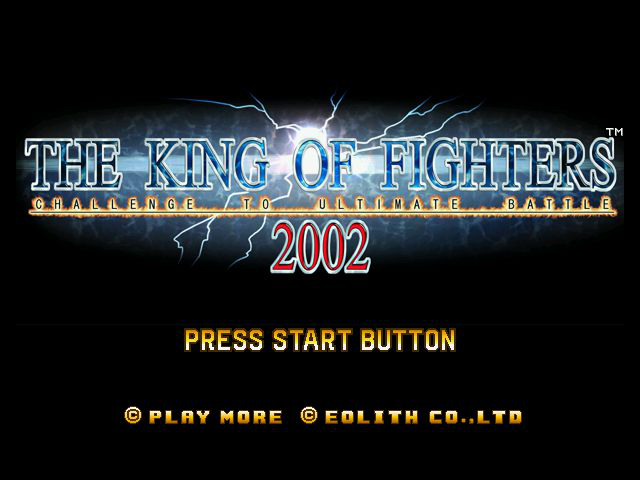 The King of Fighters 2002 Title Screen